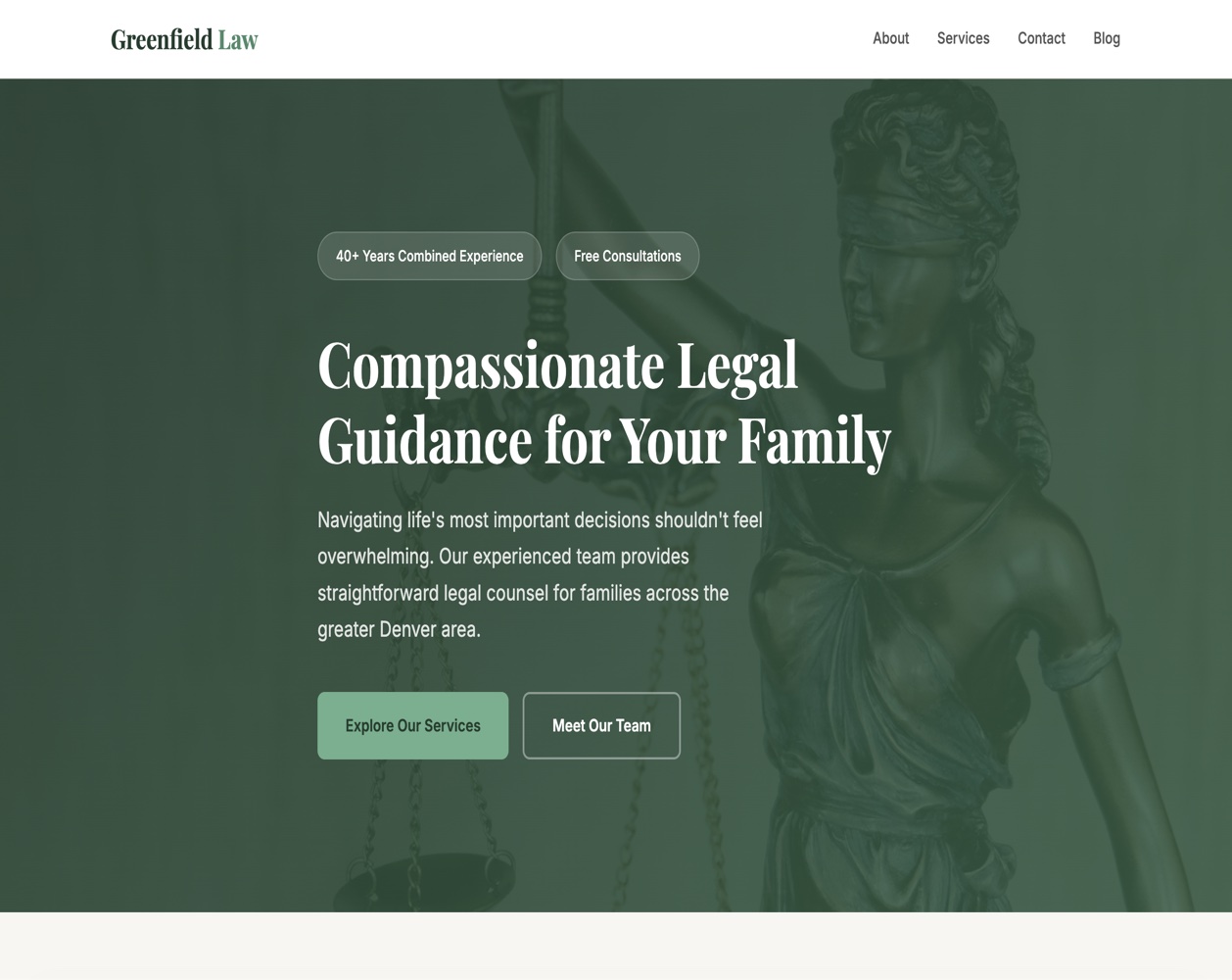 Greenfield Law — built by Hands Free Sites